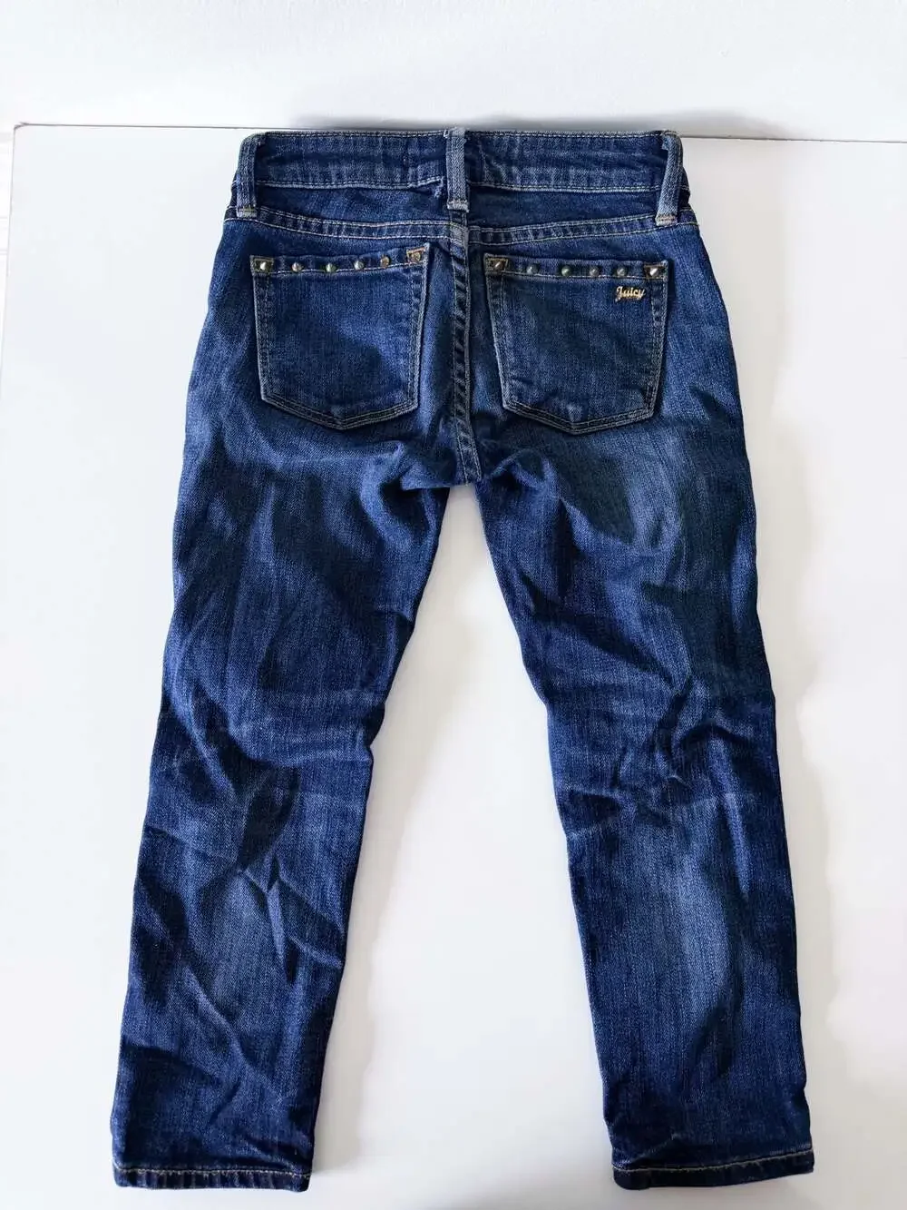 Juicy Couture Studded Detail Dark Wash Denim Jeans- Toddler girl size 4T